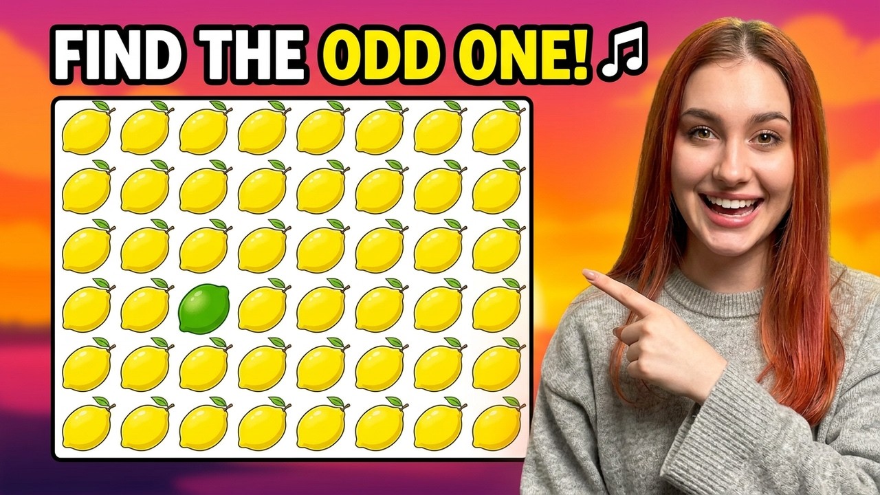 🎵 Find The ODD ONE out 3 part 🎵