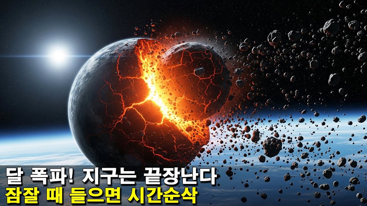 [수면다큐]《소행성에 의해 달이 파괴된다면 어떻게 될까요?》잠잘 때 들으면 시간순삭!