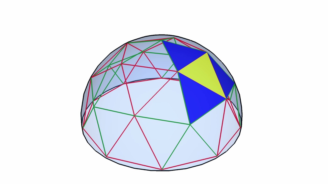 2 frequency geodesic dome