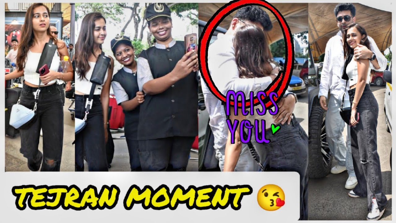 Eye Treat For All Tejran Fans / Teja Troops as Karan came to receive LADYLOVE Teja at Airport Tejran
