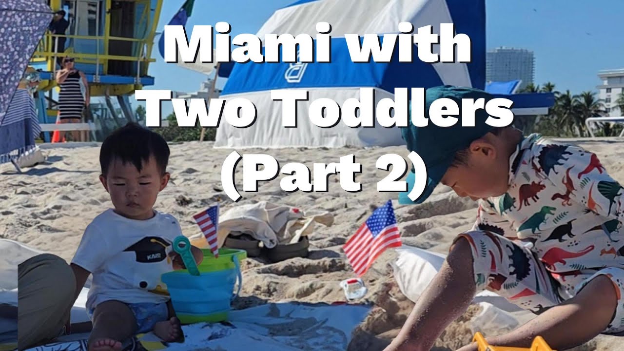 Miami with Two Toddlers 🏖️ | Family Trip Vlog Part 2
