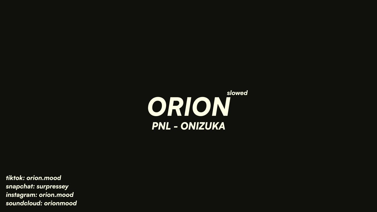 PNL - Onizuka (slowed + reverb)