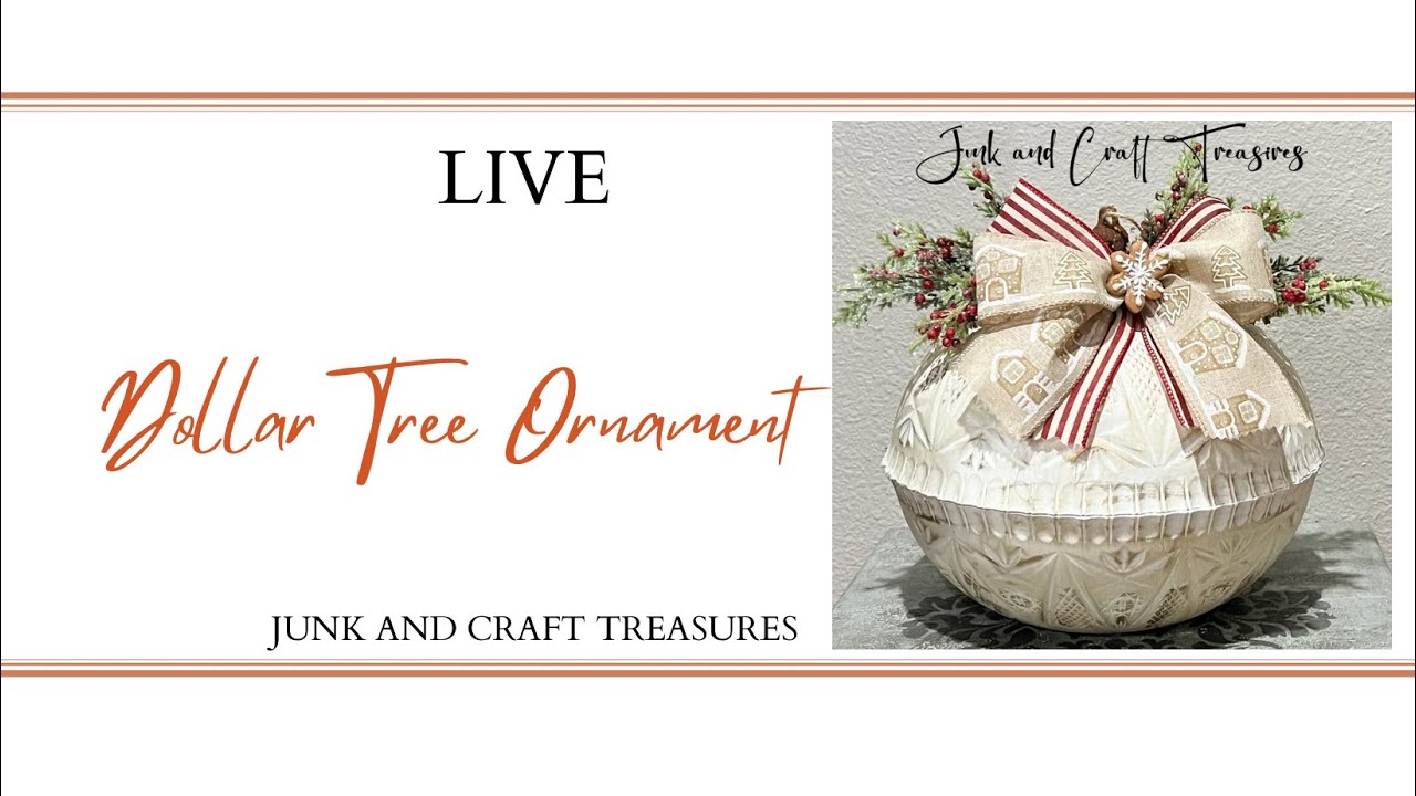 DOLLAR TREE ORNAMENT