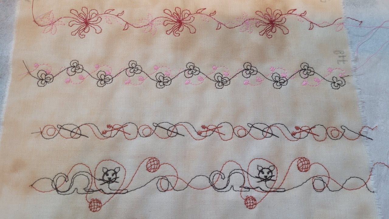 Pfaff quilt expression 720 SE, deel 4, stapelsteken