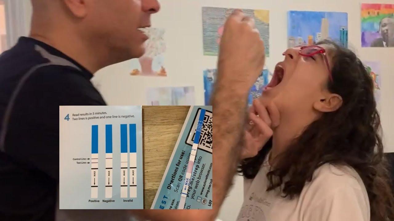 EZ Level Strep A Test Strips Kit for Strep Throat Testing