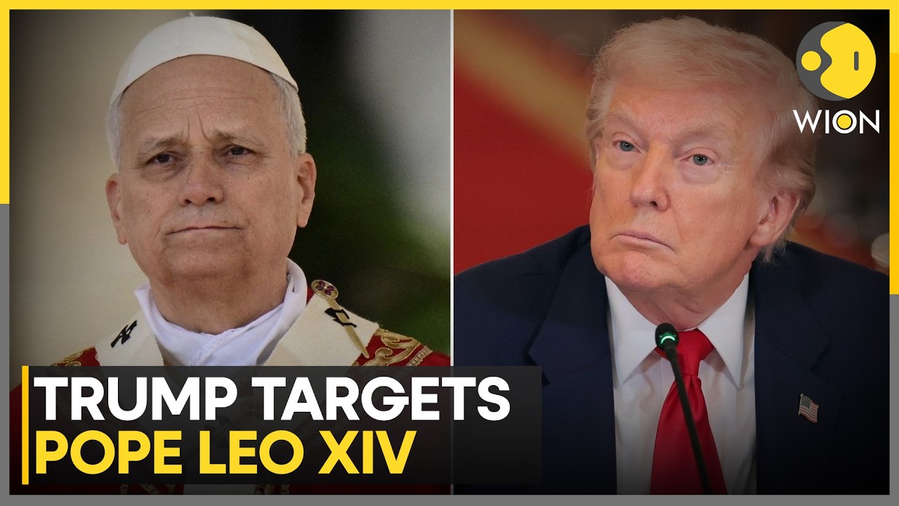 Trump Slams Pope Leo XIV, Calls Him &lsquo;Weak&rsquo; On Crime And Foreign Policies | WION Breaking