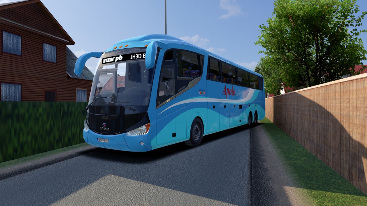 Realistic Bus driving on the busiest roads in Lithuania [Steering Wheel Game Play] #ets2