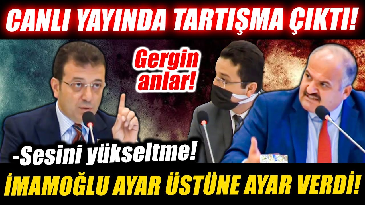 Ekrem İmamoğlu ile Taksiciler Odası Başkanı arasında tartışma çıktı!