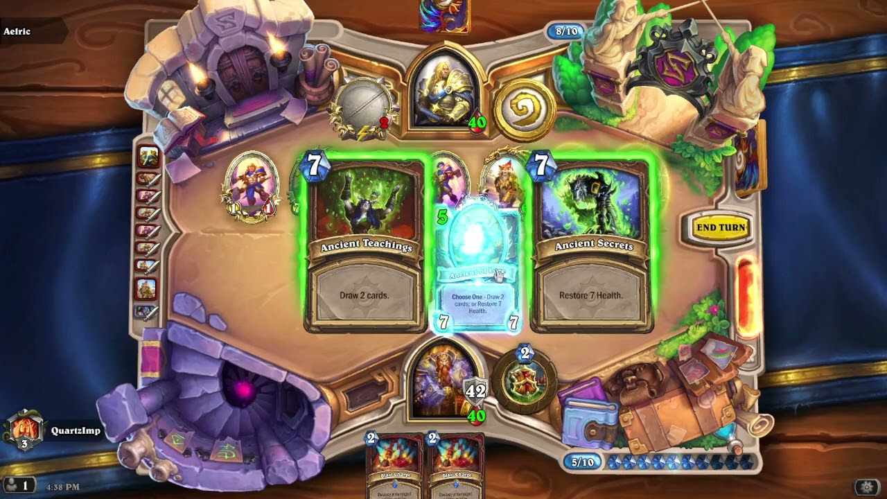 Hearthstone wild mode Warrior vs Paladin