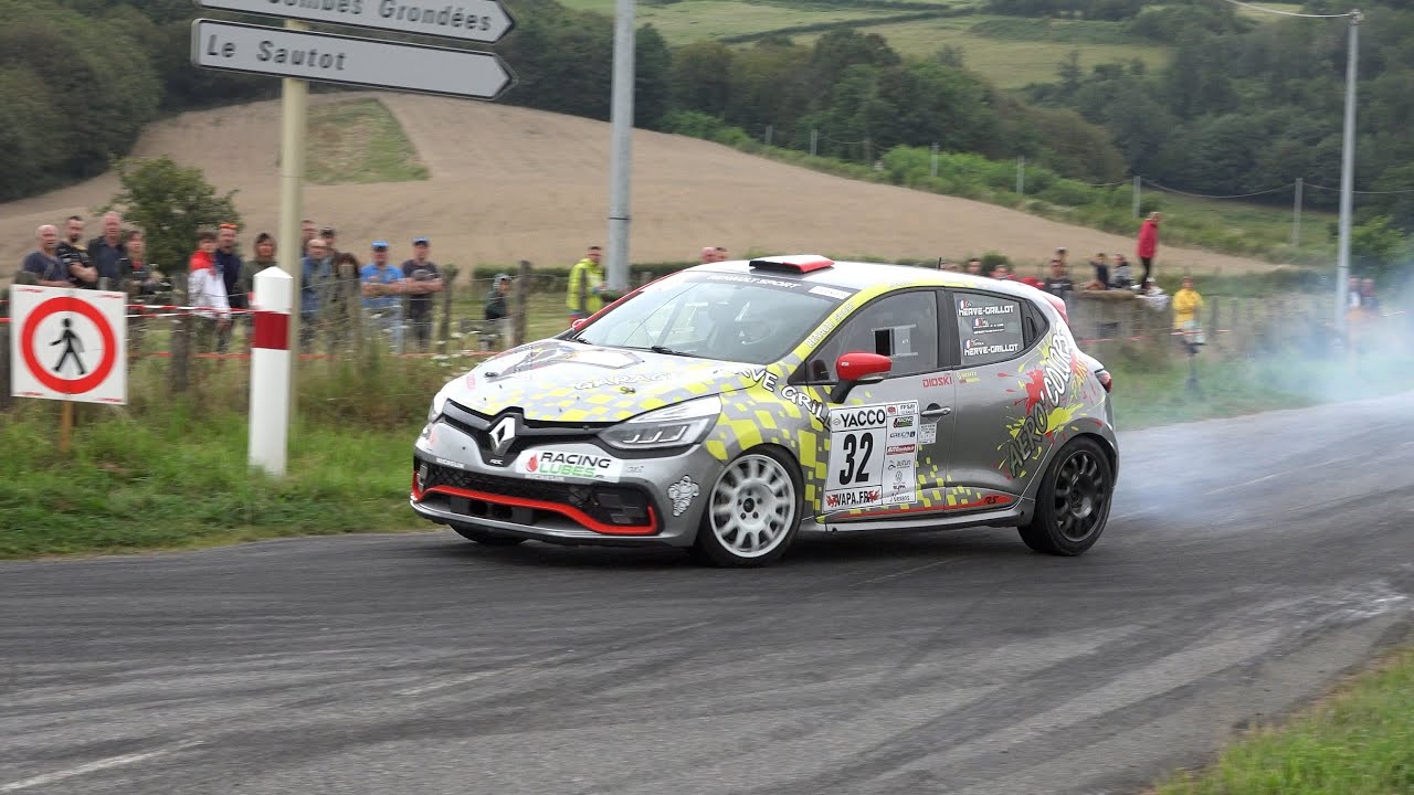 Rallye d'Autun Sud Morvan La Châtaigne 2021 - Renault Clio R3T N°32 - Eric et Florence HERVÉ-GRILLOT