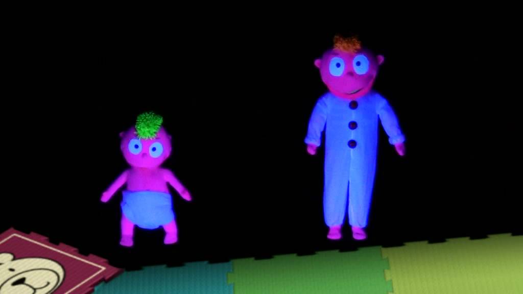 Dayglo Puppets baby parody