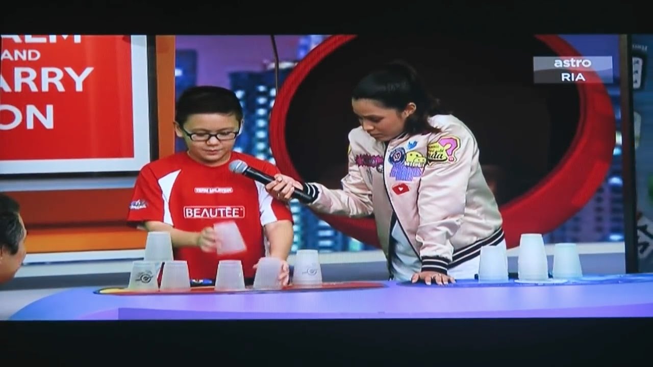 Sport Stacking Team Malaysia on Astro!