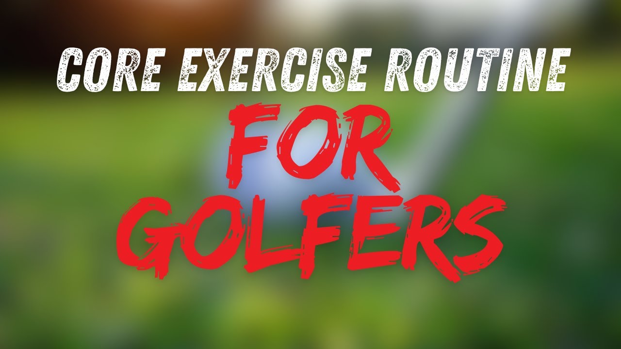 Core Exercise Routine For Golfers! HIT THE GOLF BALL FURTHER & AVOID INJURY!