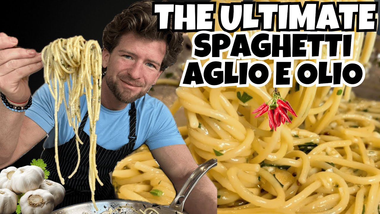 The Ultimate Spaghetti Aglio e Olio 'Tre Agli' | Garlic Oil and Peperoncino