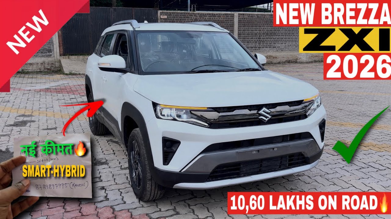 Updated✅ Maruti Brezza Top Model 2026 | Maruti Brezza ZXi | Brezza Facelift | Brezza 2nd Top | New 