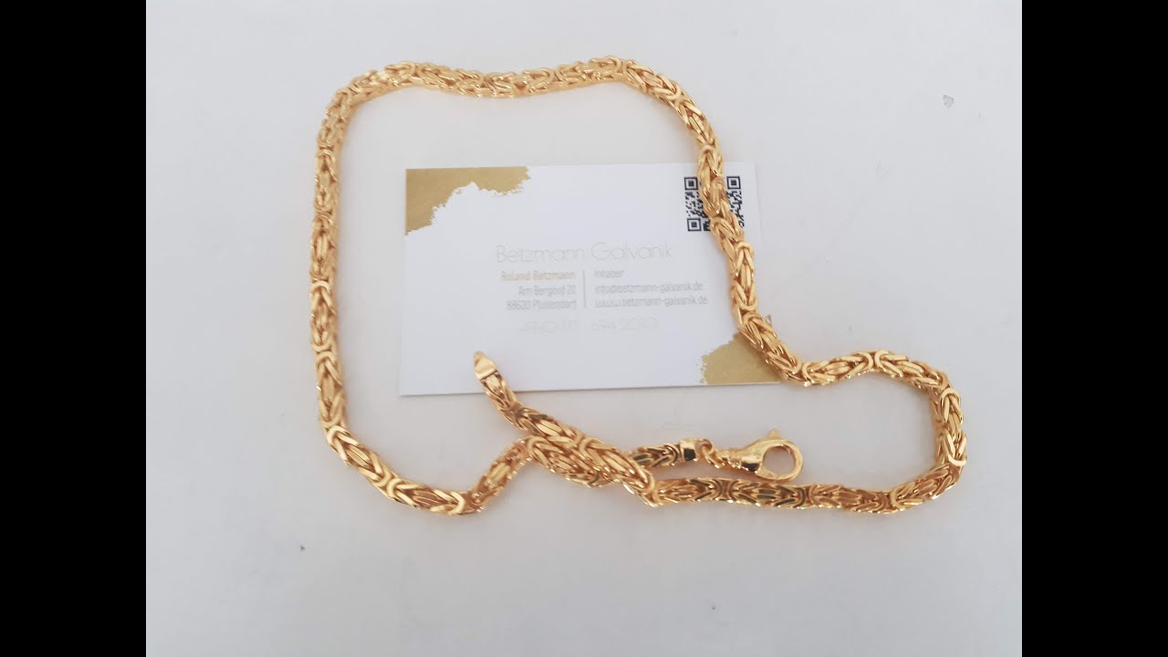 Anleitung Schmuck Ketten Ringe vergolden Goldreparatur Neuvergoldung