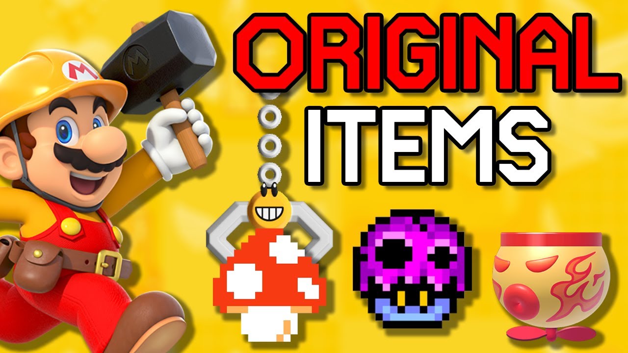 The Original Items of Super Mario Maker 2
