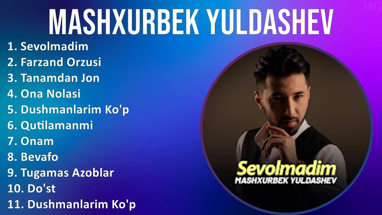 Mashxurbek Yuldashev 2025 MIX Top Hits   Sevolmadim, Farzand Orzusi, Tanamdan Jon, Ona Nolasi