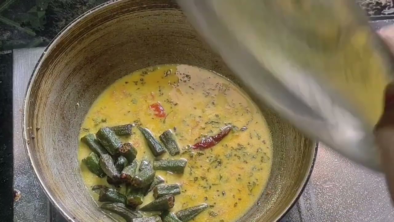 ଆଜି ବନାମା ଦହି ଭେଣ୍ଡି 😍😋 / Odiastyle Dahi Bhindi @ANSVlogs9255