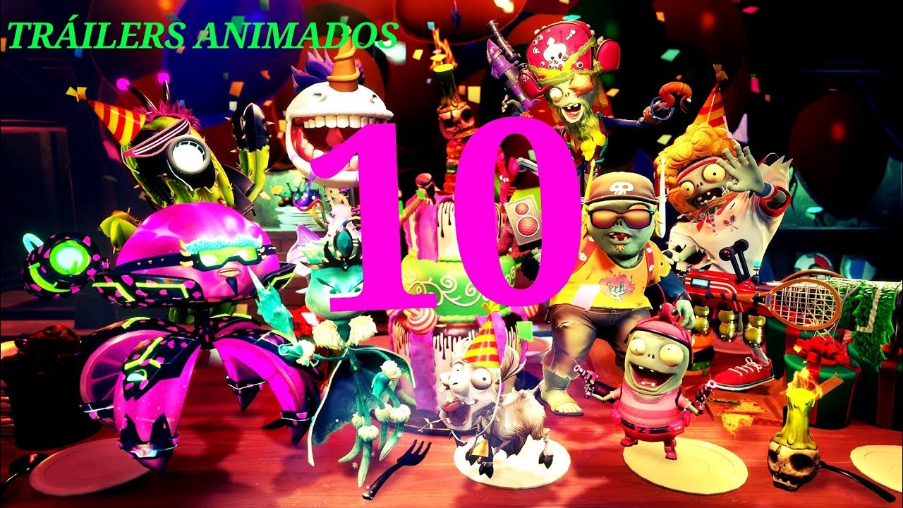 RECOPILACIÓN de TRÁILERS CINEMÁTICOS (10 Años de PvZGW2)
