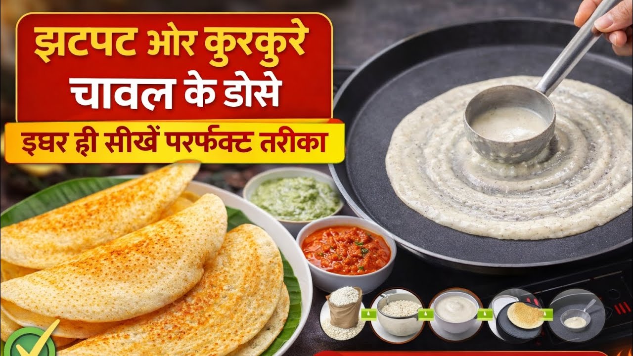 चावल के डोसे कैसे बनाएं: एक आसान गाइड