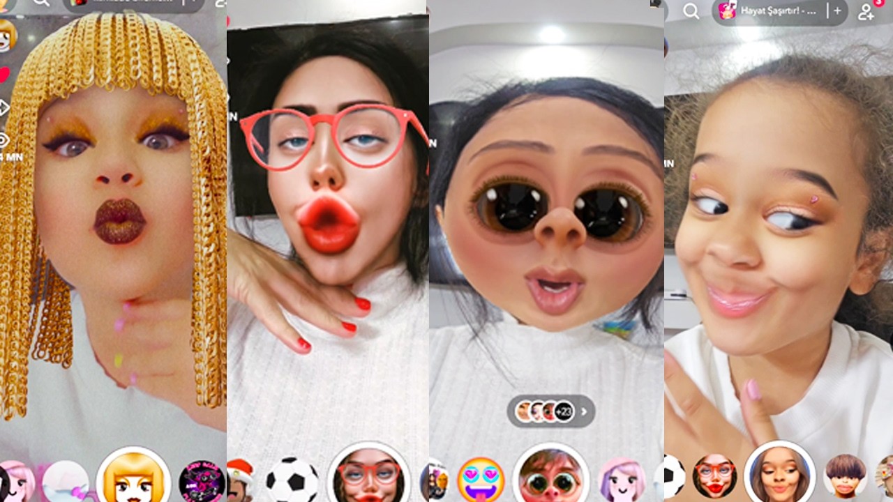 SNAPCHAT Yüzlerini Denedik Çok Eğlendik En Sevilen Snapchat Efektleri
