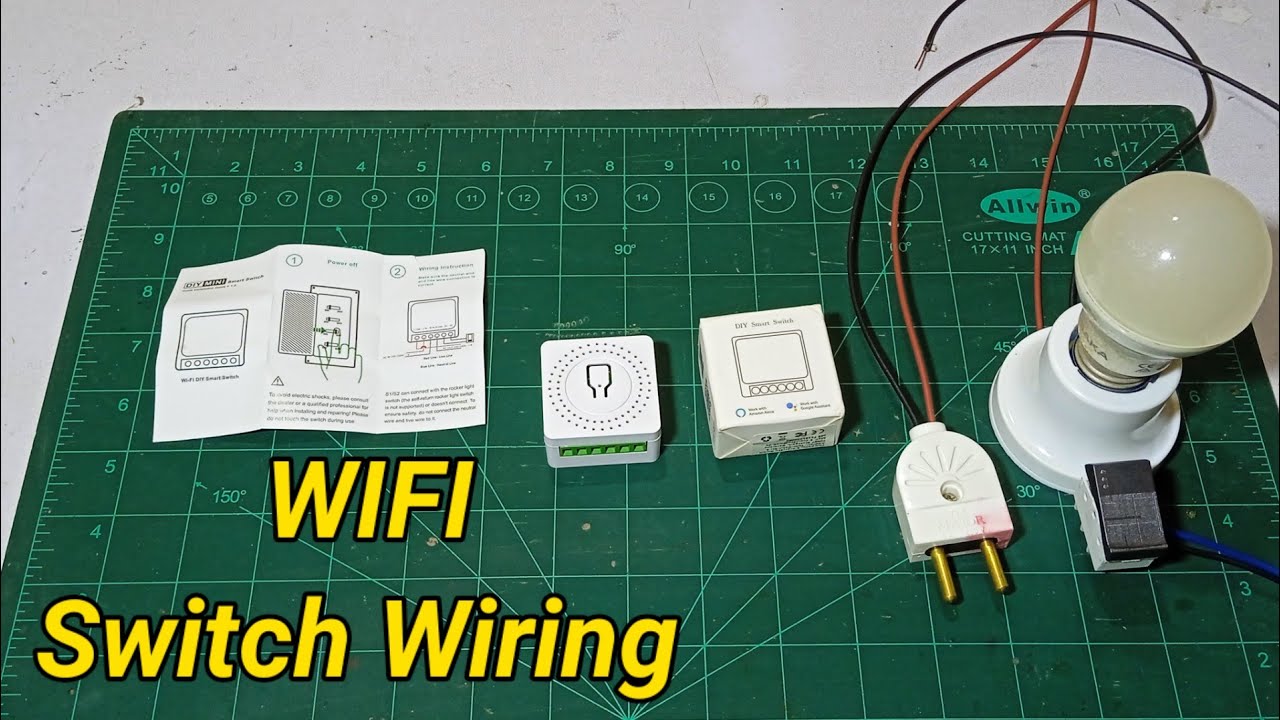 How to wiring and connection 16a smart wifi switch