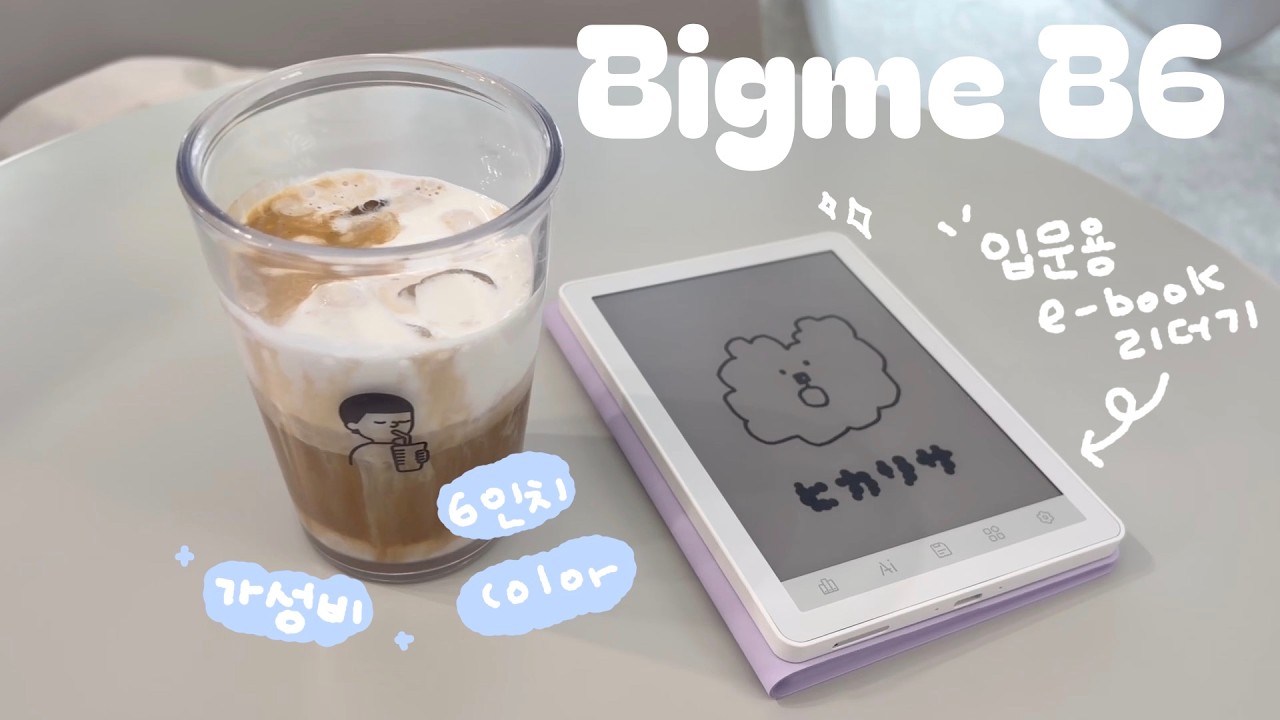 가성비 e-book 리더기 / 6인치 컬러 / Bigme B6
