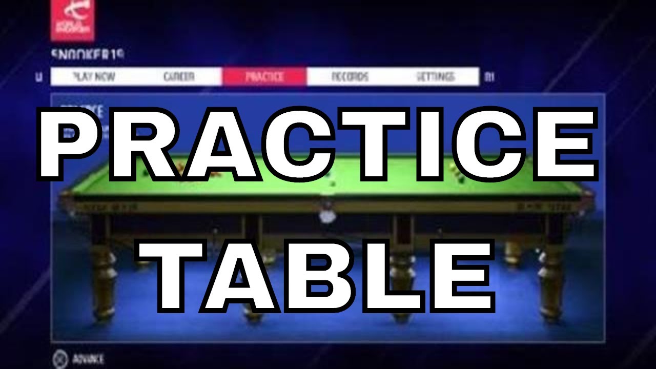 Snooker 19 Practice Table! First Impressions and 147 break Patch 1.14