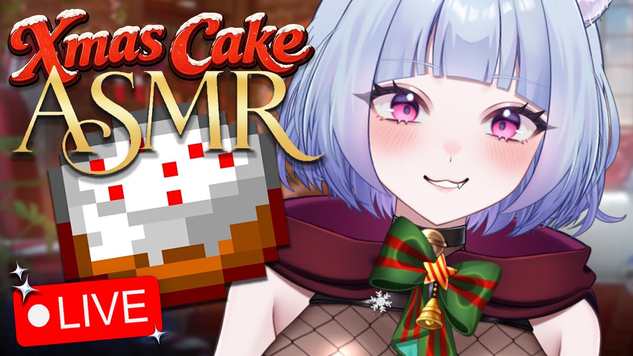【ASMR】Vtuber Makes You A Xmas Cake 🎄