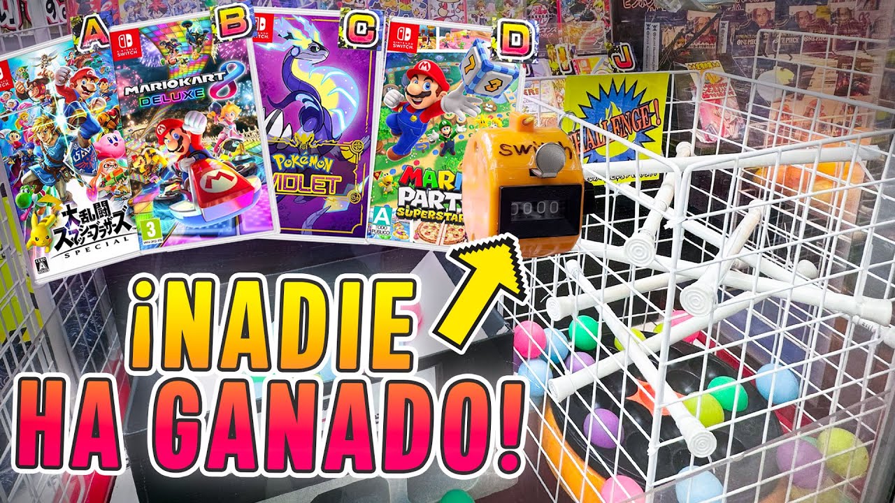 🤕 NUNCA OLVIDARE esta maquina para ganar juegos de NINTENDO SWITCH