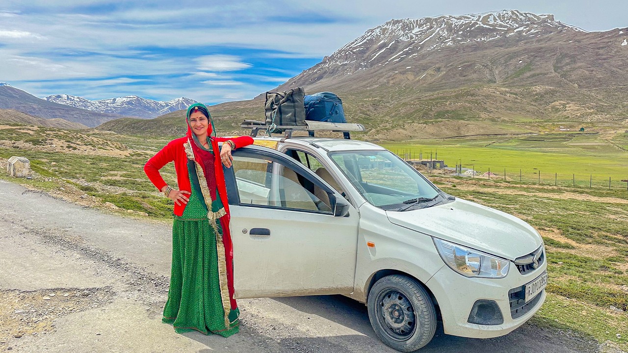 ठंडा खोड़ - अकेले यहाँ तक आये 😳 chicham - kiato - Lossar - Spiti valley | HP-187