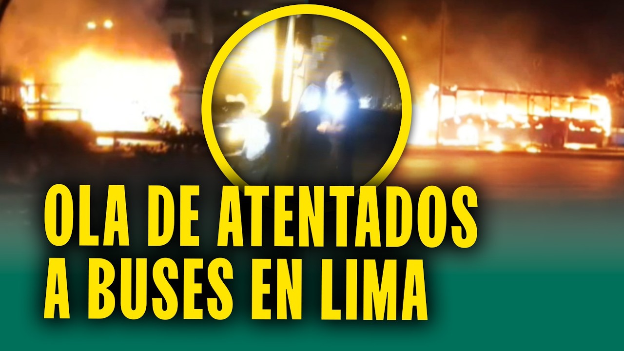 Incendian tres buses en avenidas de Lima: 'Los Mexicanos' mandaron amenazas horas antes de atentado