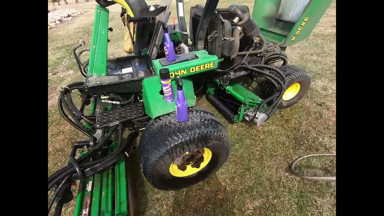 Cleaning the John Deere 3235A with Super Clean