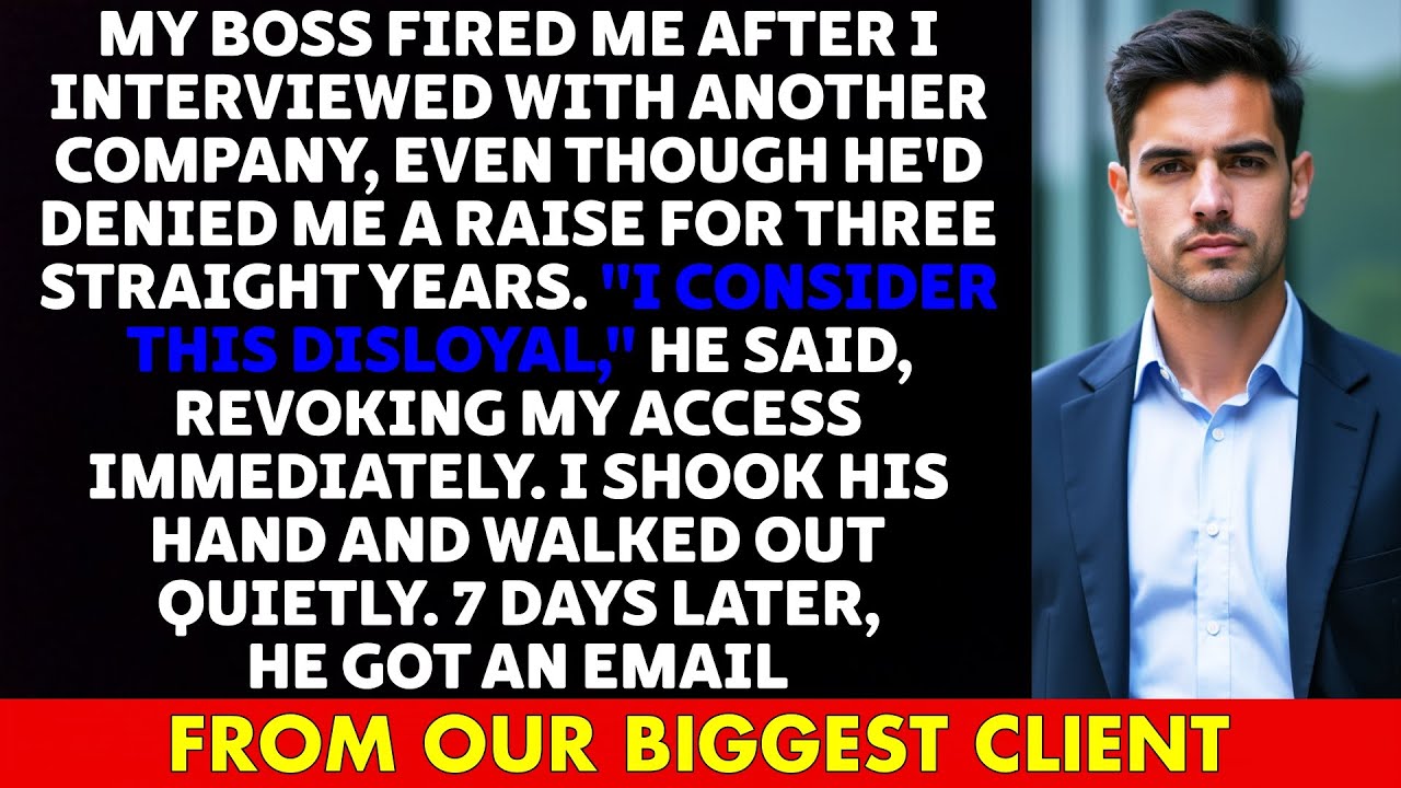 I was fired for being 