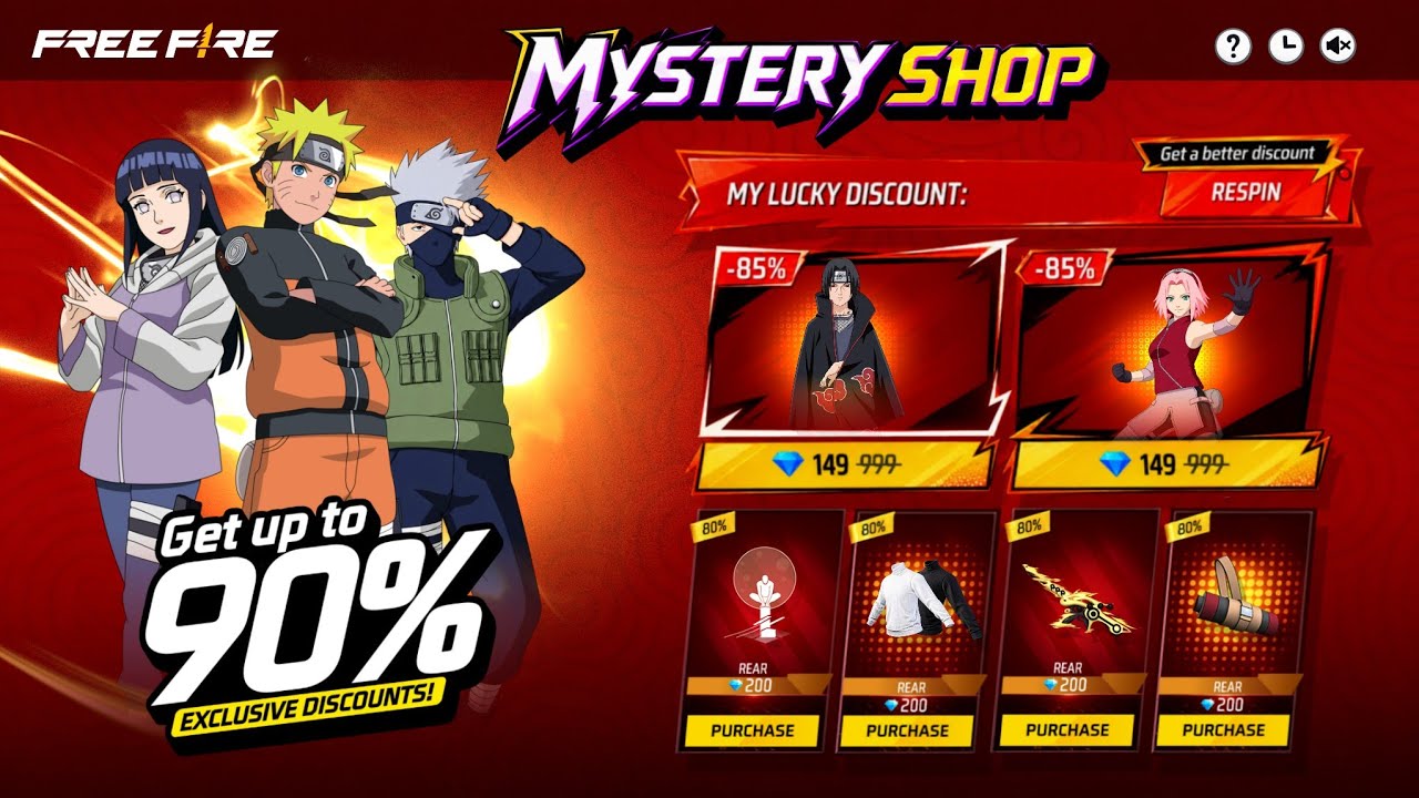 New Mystery Shop Discount Event | New Event Free Fire Bangladesh Server | Free Fire New Event