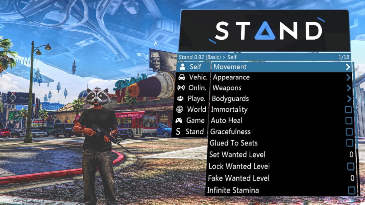 [12,50€] STAND BASIC Mod Menu SHOWCASE & GUIDE | How to install & Some tutorials | BEST GTA MENU1.61