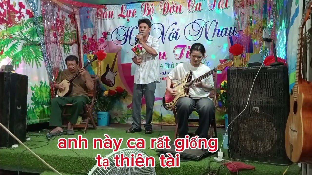 Anh ca 3 câu vọng cổ 1.2.6 anh có giọng ca rất giống tạ thiên tài 