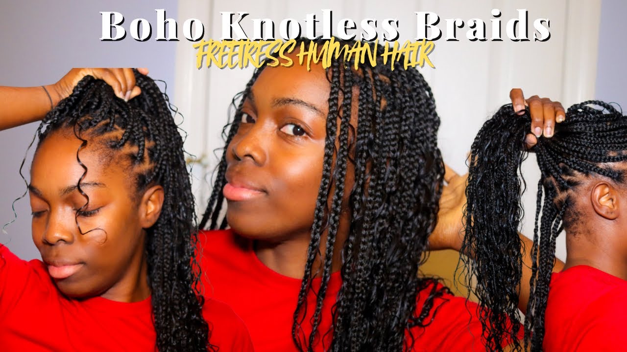 How To: Easy Boho Braids Tutorial with Freetress Deep Bulk Human Hair