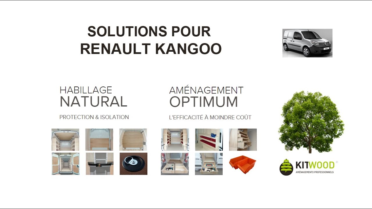 Kit habillage & aménagement Renault Kangoo