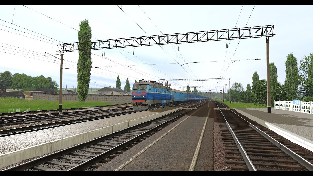 Trainz 22 маршрут Одесса Колосовка обкатка 2025 2 часть