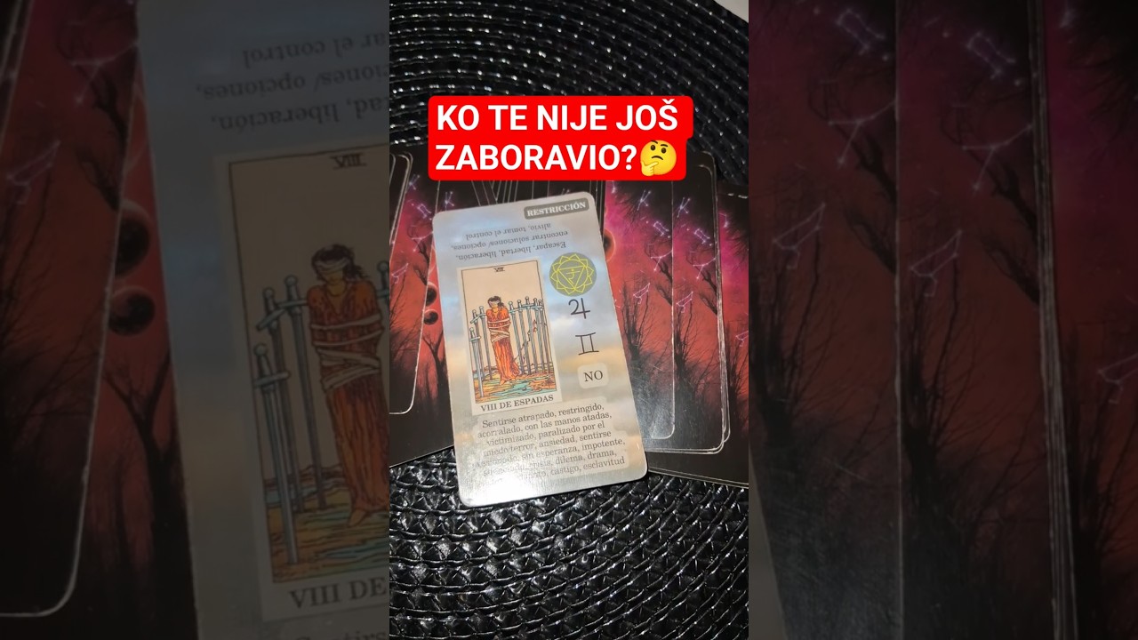 ⚡️DETALJAN OPIS OSOBE KOJA TE NE ZABORAVLJA⚡️ #tarot #tarotcitanje