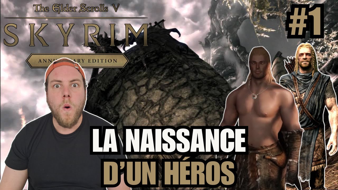 La naissance d'un héros | Let's Play Légendaire | Mode survie | 500 Mods | Skyrim AE #1