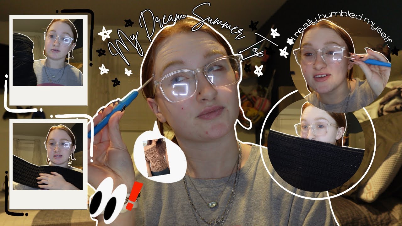 🖤Making My Dream Summer Top🖤|Crochet Vlog