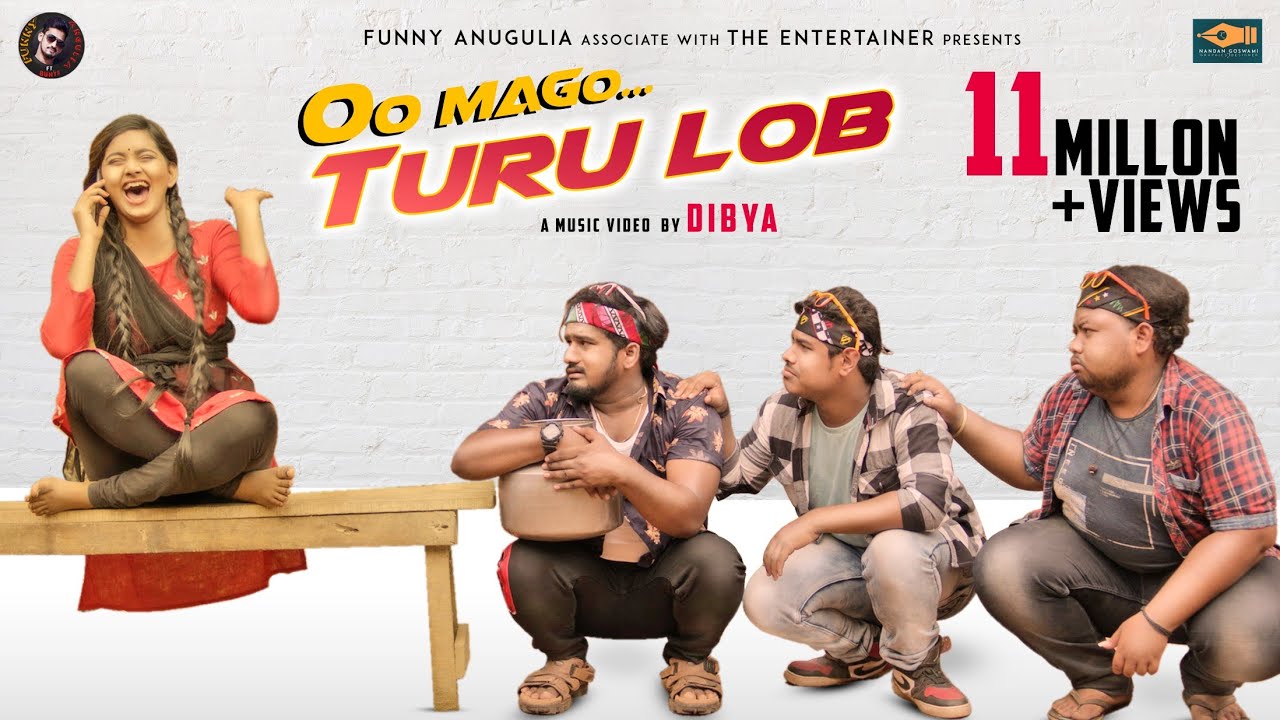 Oo Mago Turu Lob ||odia music video||Funny Angulia||Khordha toka||Dibya||Hiteisha||Asad Nizam
