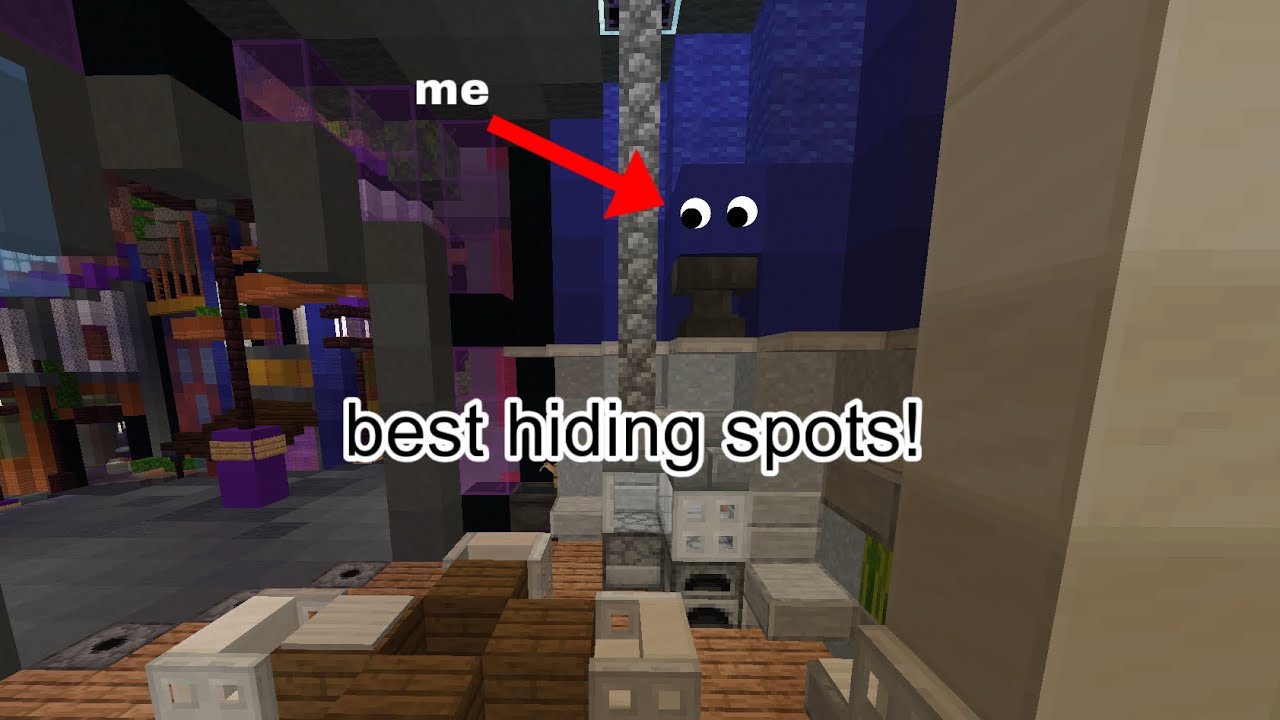 best hiding spots in minecraft Hive hide and seek