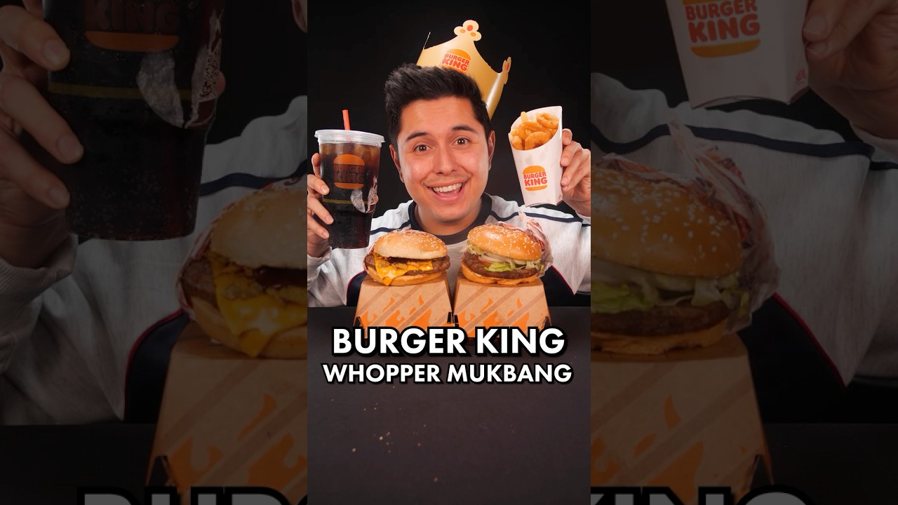 Новый бургер &laquo;Воппер&raquo; от Burger King, он вкусный? | ASMR Мукбанг