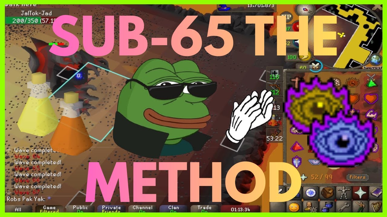 OP METHODS for Sub-65 Inferno (GM time full run with live commentary!)