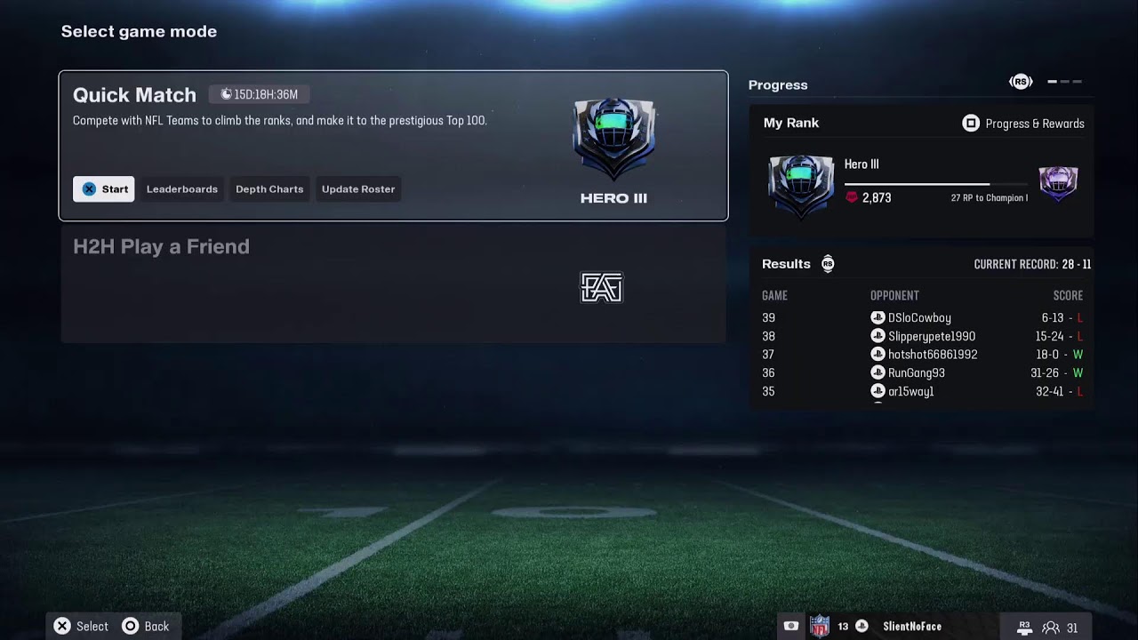 Madden 26  🤑 REGS WAGER H2H