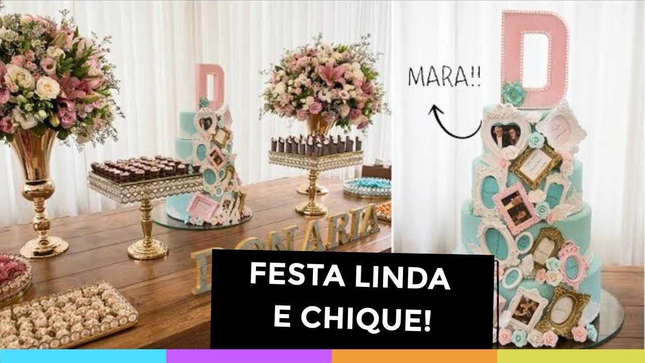 FESTA LINDA E CHIQUE: IDEIAS PARA DECORAR COM ELEGÂNCIA E CRIATIVIDADE!  Organize sem Frescuras